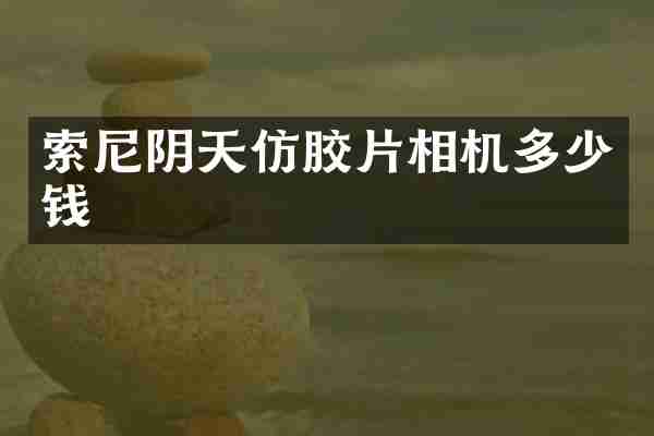 索尼阴天仿胶片相机多少钱