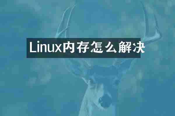 Linux内存怎么解决