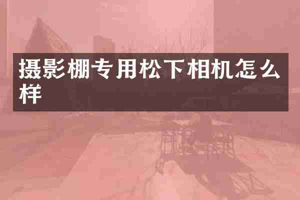 摄影棚专用松下相机怎么样