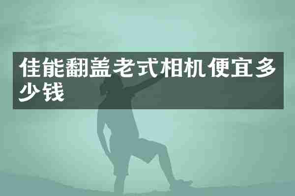 佳能翻盖老式相机便宜多少钱