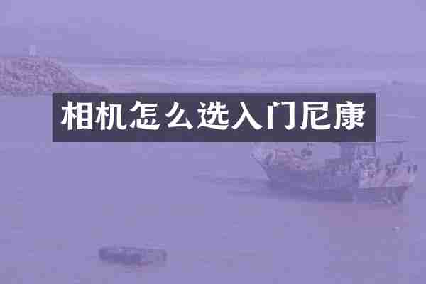 相机怎么选入门尼康