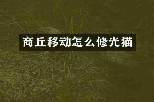 商丘移动怎么修光猫