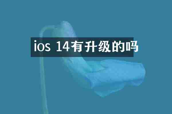 ios 14有升级的吗