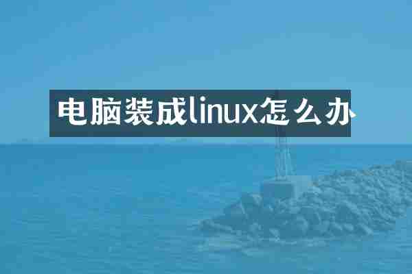 电脑装成linux怎么办