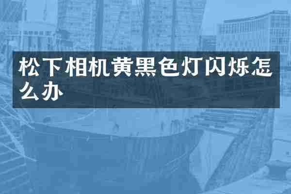 松下相机黄黑色灯闪烁怎么办
