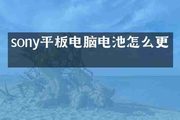 sony平板电脑电池怎么更换