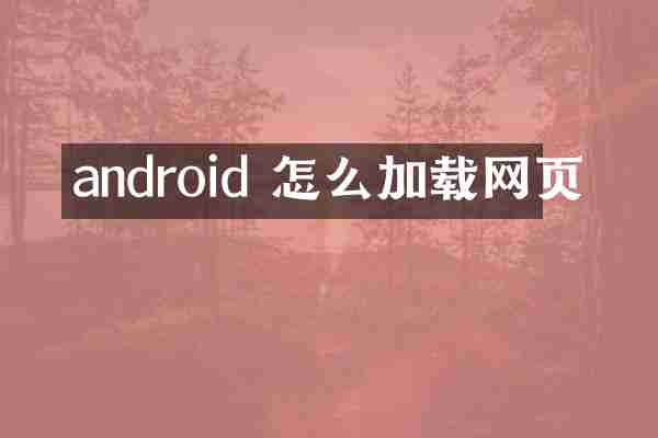 android 怎么加载网页