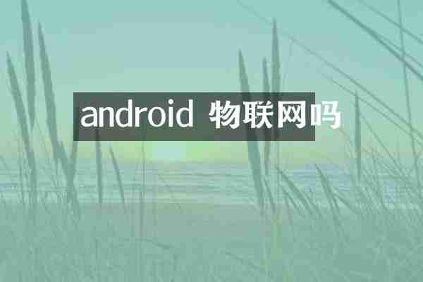 android 物联网吗