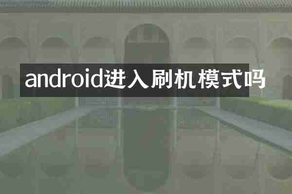 android进入刷机模式吗