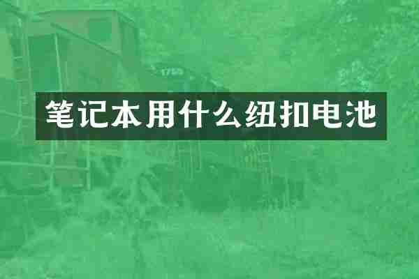 笔记本用什么纽扣电池