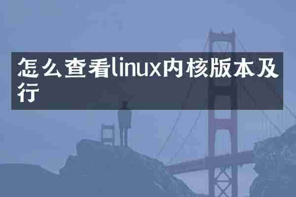 怎么查看linux内核版本及发行
