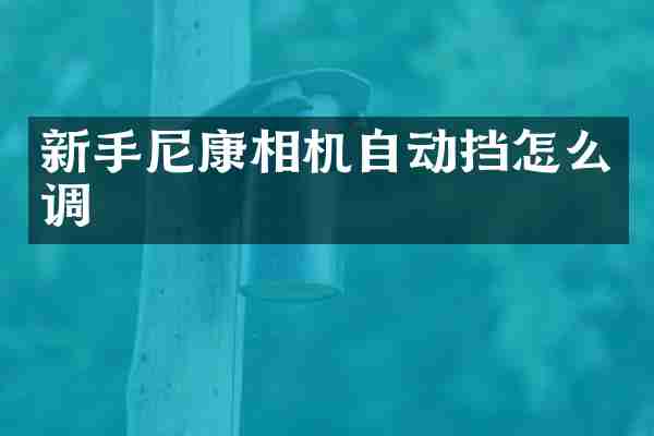 新手尼康相机自动挡怎么调