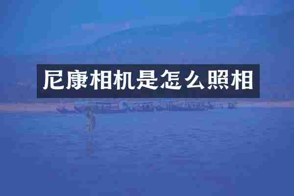 尼康相机是怎么照相