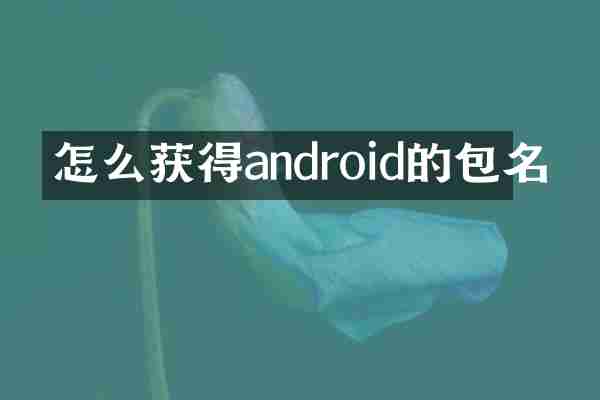 怎么获得android的包名