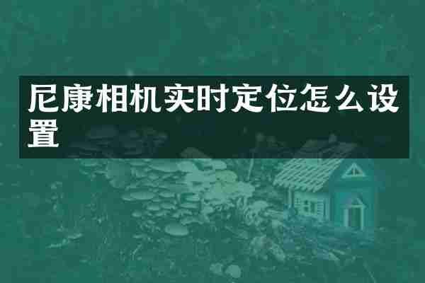 尼康相机实时定位怎么设置