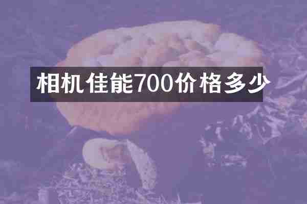 相机佳能700价格多少
