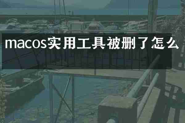 macos实用工具被删了怎么办