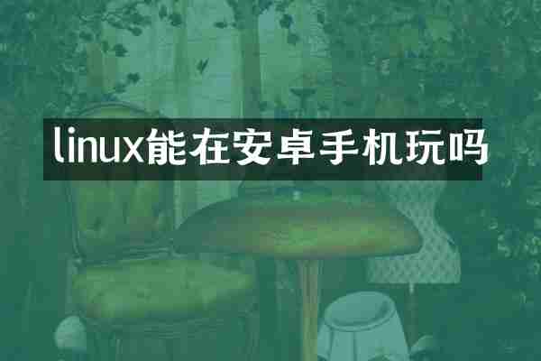 linux能在安卓手机玩吗
