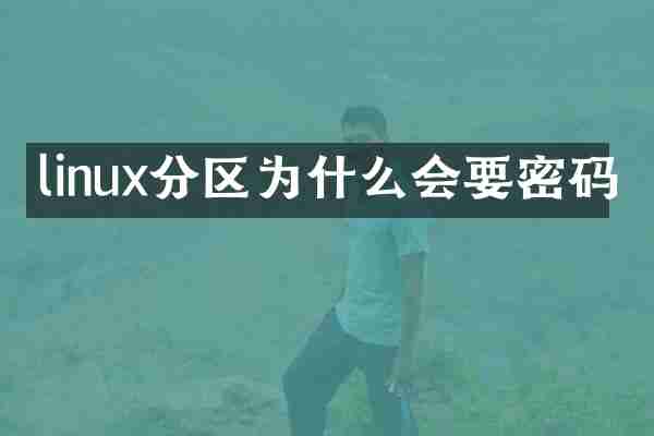 linux分区为什么会要密码