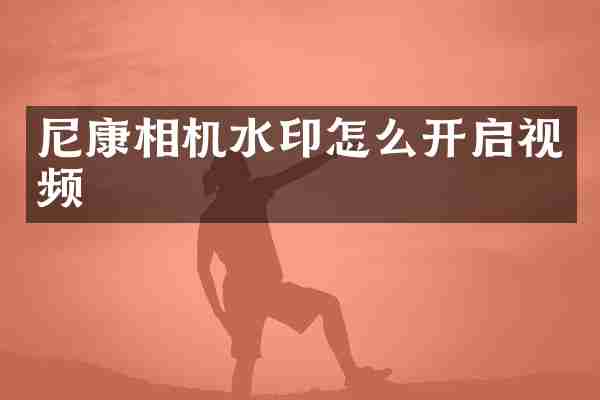 尼康相机水印怎么开启视频