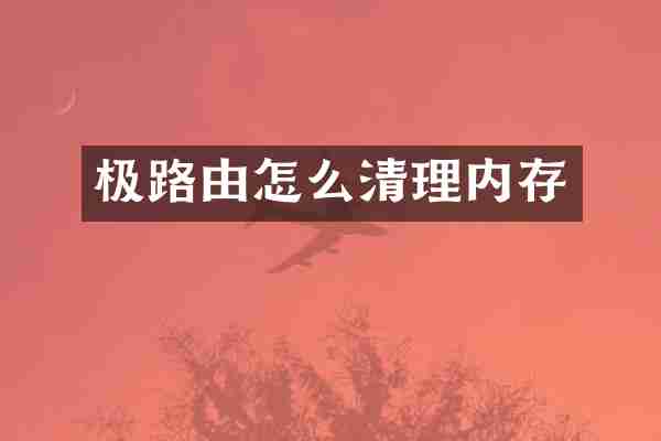 极路由怎么清理内存