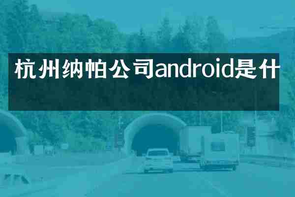 杭州纳帕公司android是什么