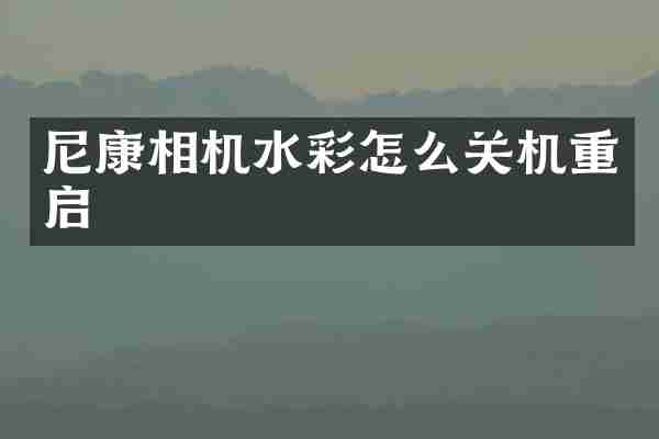 尼康相机水彩怎么关机重启