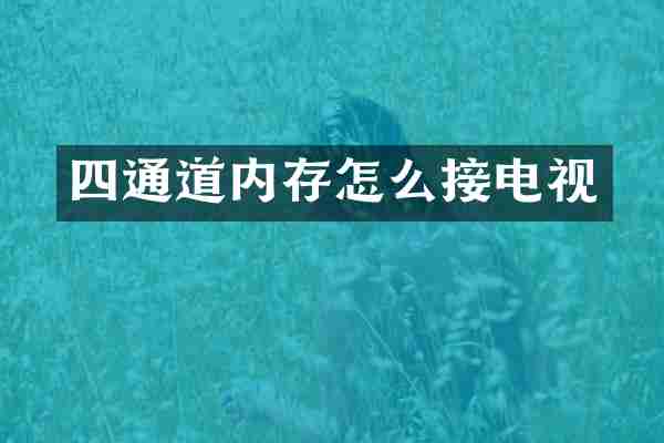 四通道内存怎么接电视