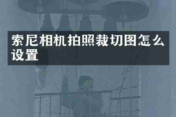 索尼相机拍照裁切图怎么设置