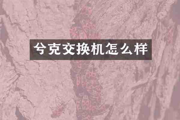 兮克交换机怎么样