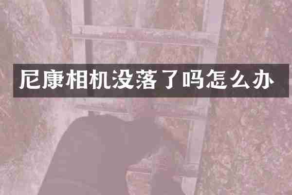 尼康相机没落了吗怎么办