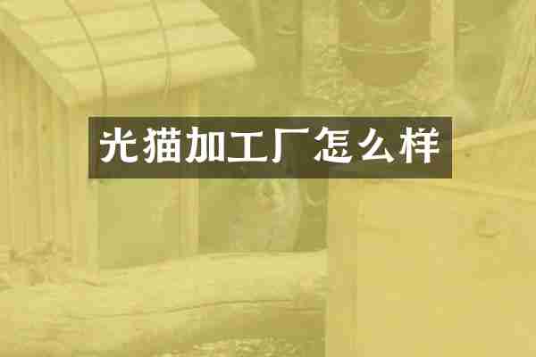 光猫加工厂怎么样