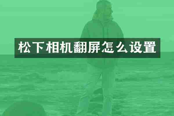 松下相机翻屏怎么设置