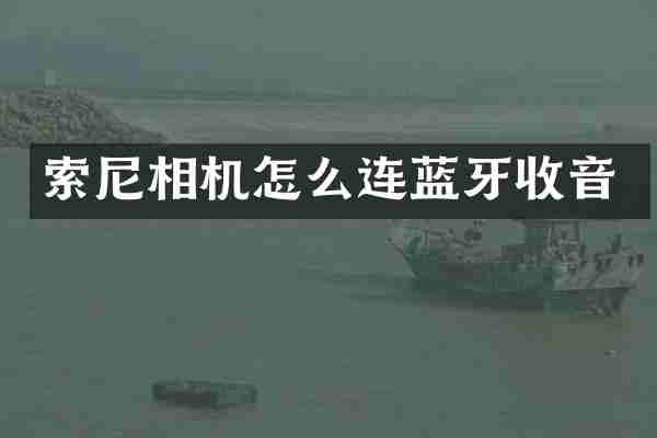 相机怎么连蓝牙收音