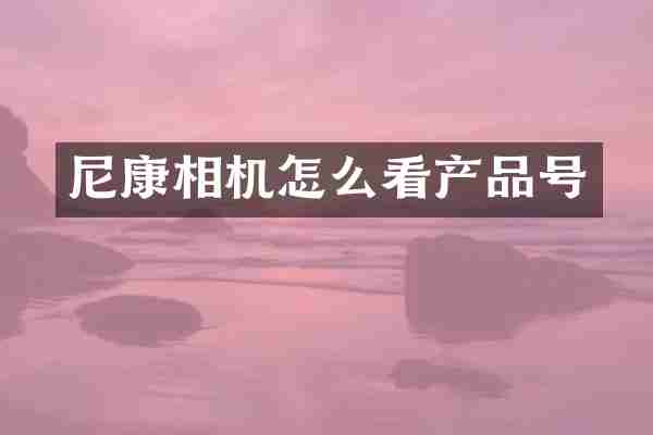 尼康相机怎么看产品号