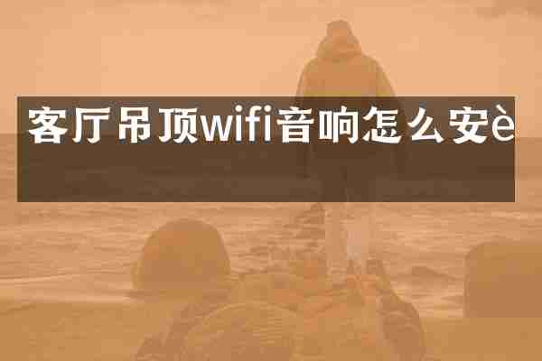 客厅吊顶wifi音响怎么安装