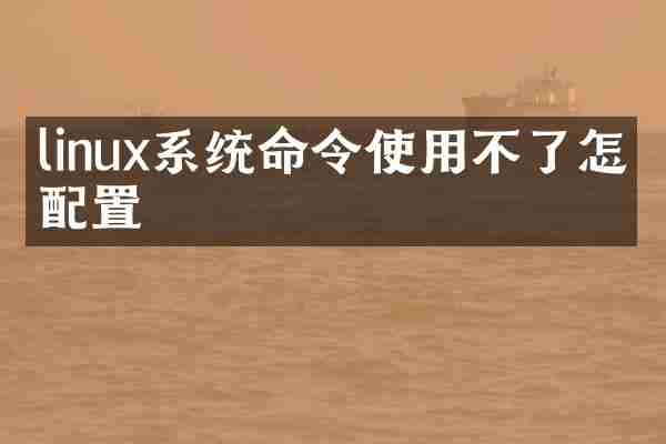 linux系统命令使用不了怎么配置
