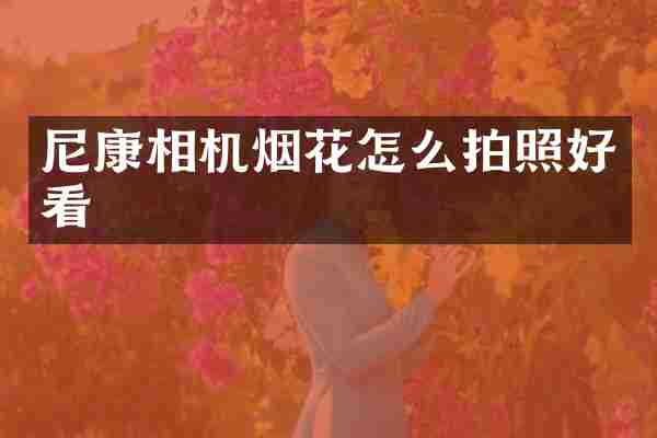 尼康相机怎么拍照好看