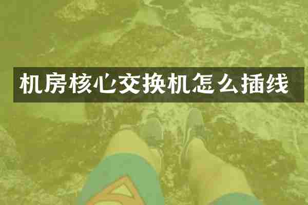 机房核心交换机怎么插线