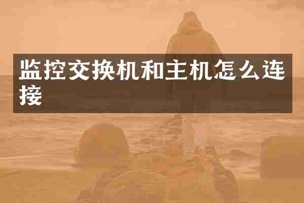 监控交换机和主机怎么连接