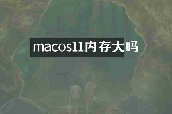 macos11内存大吗