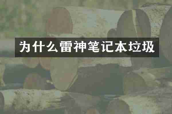 为什么雷神笔记本垃圾