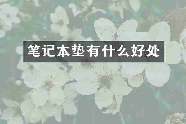 笔记本垫有什么好处