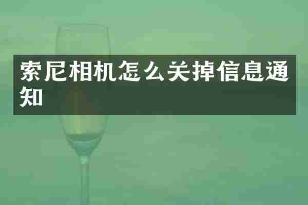 相机怎么关掉信息通知