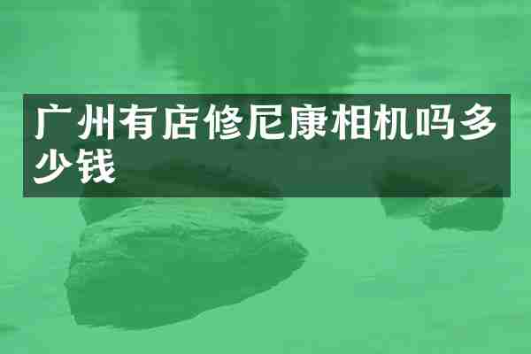 广州有店修尼康相机吗多少钱