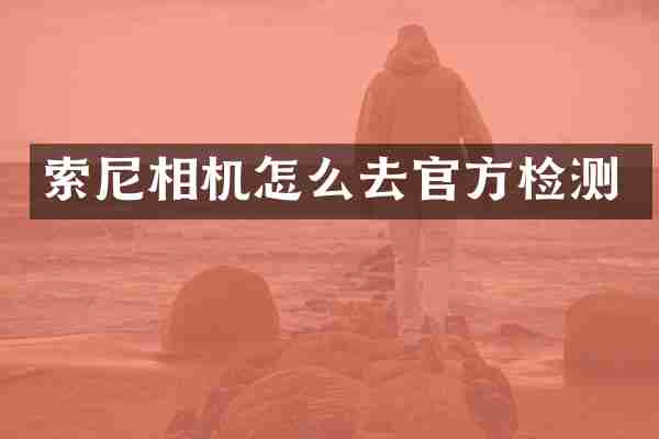 相机怎么去官方检测