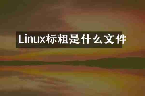 Linux标粗是什么文件