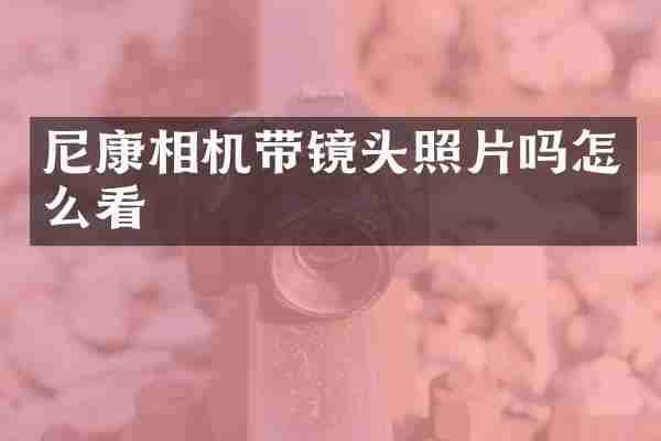 尼康相机带镜头照片吗怎么看