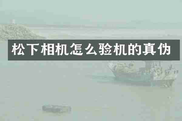 相机怎么验机的真伪