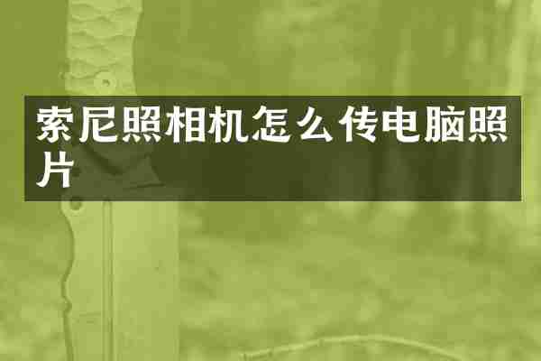 照相机怎么传电脑照片